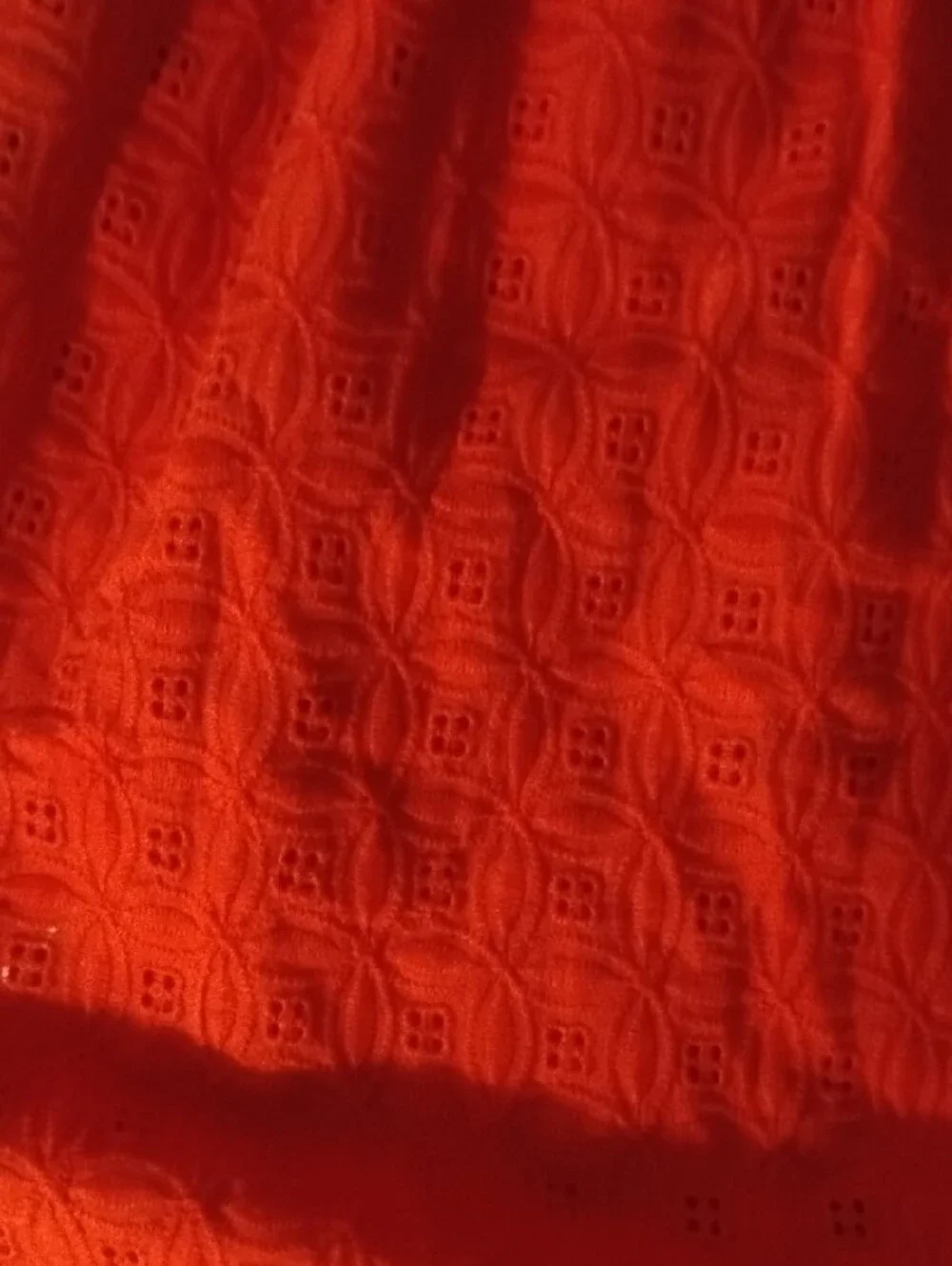 kate spade Courtney Eyelit Dress Sunburnt Orange Size 6